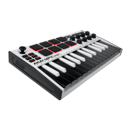 MIDI клавиатура AKAI MPK MINI MK3 White
