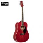 Акустическая гитара STAGG G SA20D RED