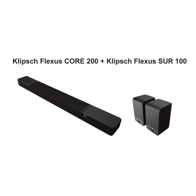 Акустический комплект Klipsch Flexus CORE 200 + Klipsch Flexus SUR 100