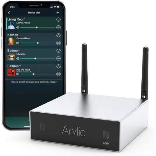 Активный сетевой проигрыватель Arylic A50+ Wireless Stereo Amplifier