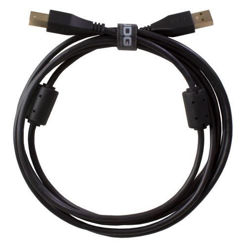 Аудиокабель UDG Ultimate Audio Cable USB 2.0 A-B Black Straight 1m (U95001BL)