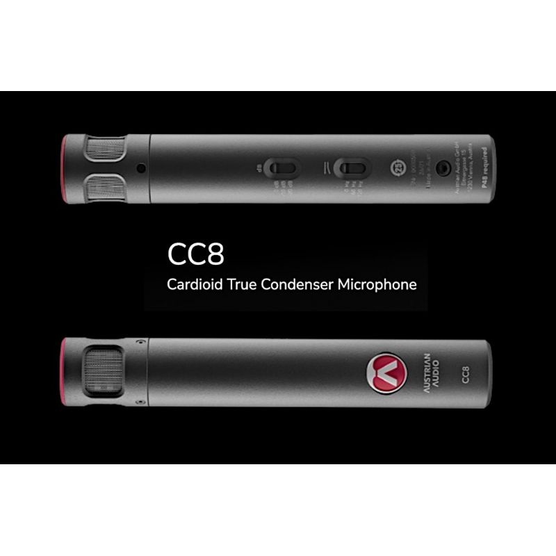 CC8ペアセット Austrian Audio ◁ Пара конденсаторных микрофонов Austrian Audio CC8 Stereo Set