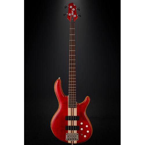 Бас-гитара CORT A4 Plus FMMH (Open Pore Black Cherry)