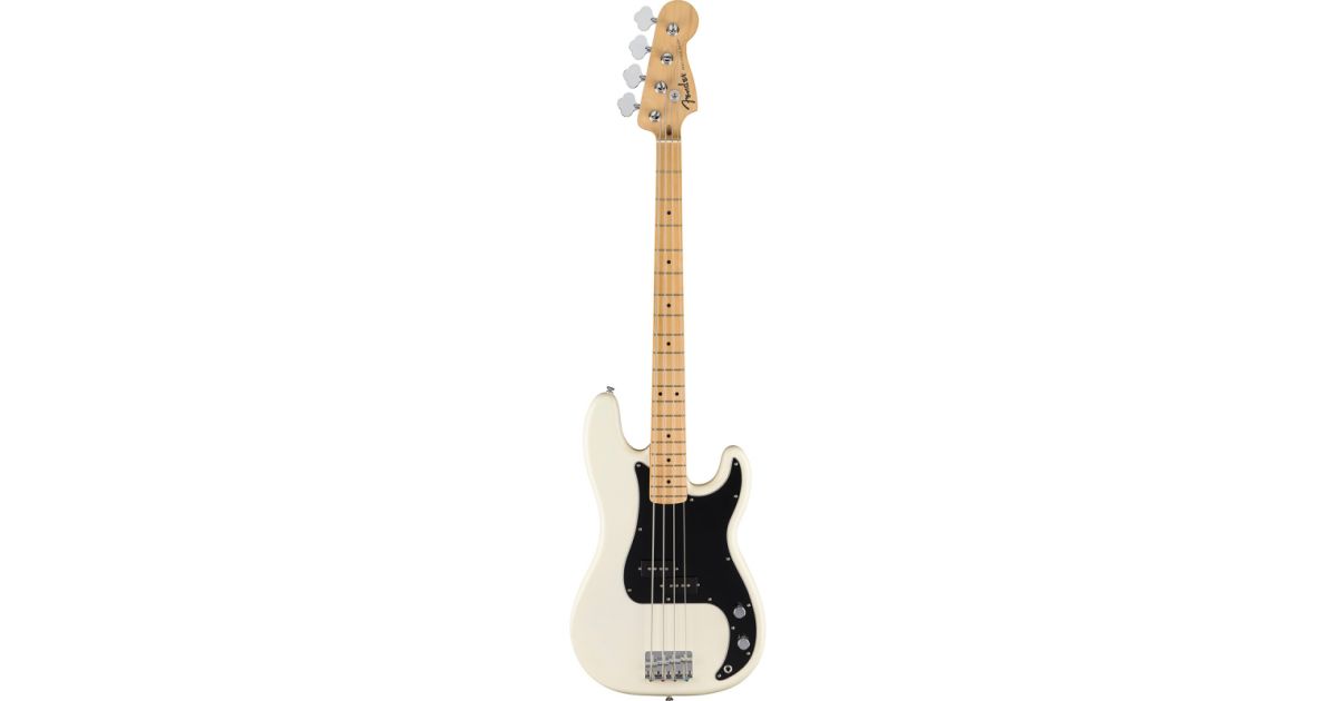 Fender Precision Bass ホワイト ◁ Бас-гитара FENDER STANDARD PRECISION BASS MN OLYMPIC WHITE