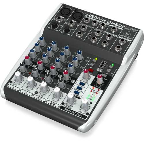 Пассивный микшерный пульт Behringer XENYX QX602MP3