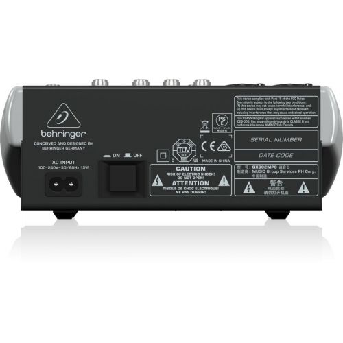 Пассивный микшерный пульт Behringer XENYX QX602MP3