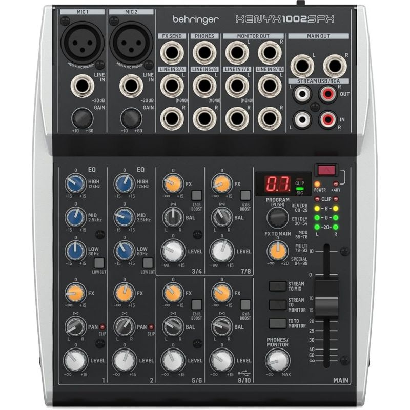 Пасивний пульт мікшера Behringer XENYX 1002SFX