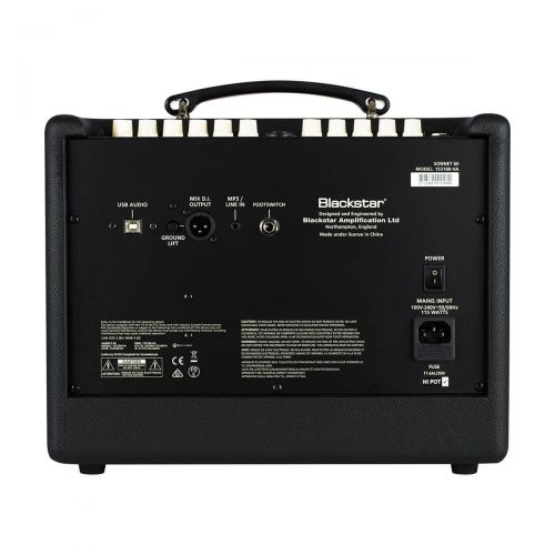 Гитарный комбоусилитель BLACKSTAR SONNET 60 ACOUSTIC BLACK Гитарный комбоусилитель BLACKSTAR SONNET 60 ACOUSTIC BLACK