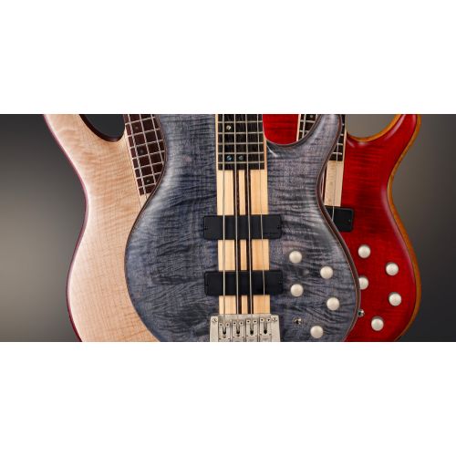 Бас-гитара CORT A4 Plus FMMH (Open Pore Blue Black)