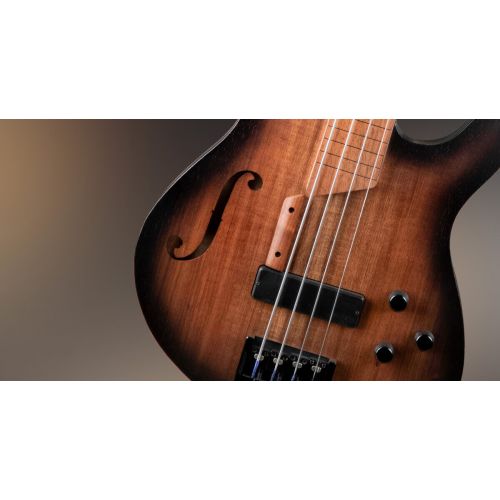Бас-гитара CORT B4FL MHPZ (Open Pore Trans Black Burst)
