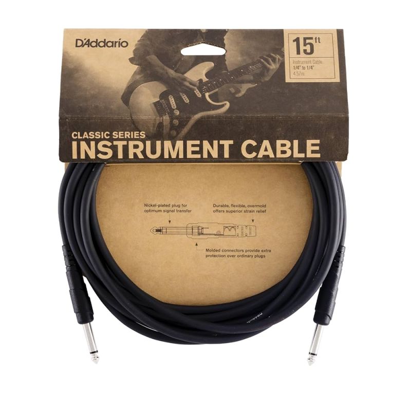 Кабель інструментальний D'ADDARIO PW-CGT-15 Classic Series Instrument Cable (4.5m)