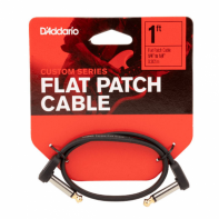 Кабель інструментальний D'ADDARIO PW-FPRR-01 Custom Series Flat Patch Cable (30cm)