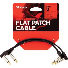 Кабель інструментальний D'ADDARIO PW-FPRR-206 Custom Series Flat Patch Cables (15cm)