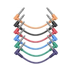 Кабель Donner Music 6 Inch Guitar Patch Cable Colored cable 6-Pack EC2009