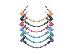  Кабель Donner Music 6 Inch Guitar Patch Cable Colored cable 6-Pack EC2009