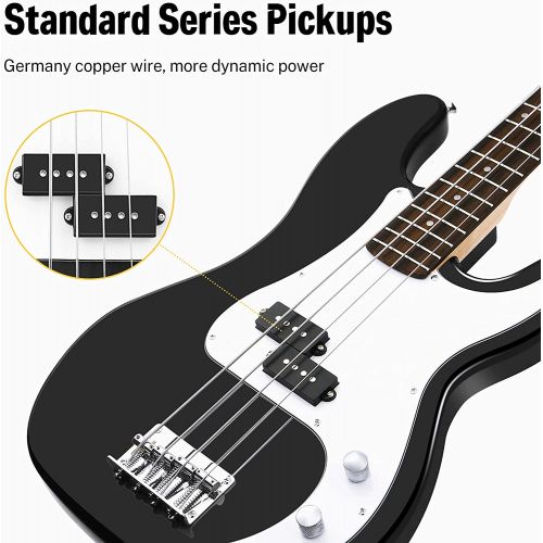 Комплект для бас-гітари Donner Music DPB-510 Electric Bass Guitar Black EC1228