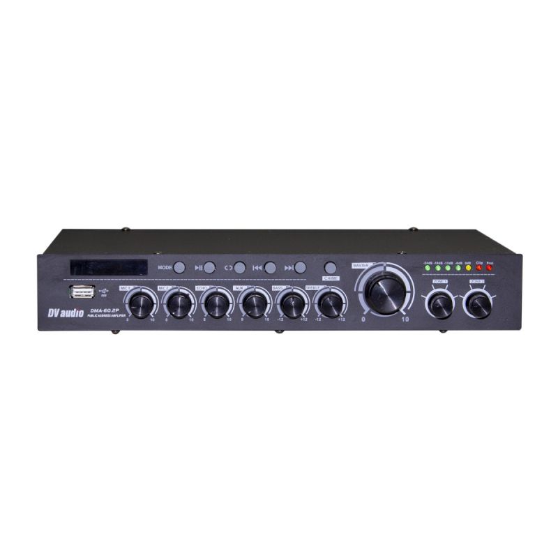 Трансляционный микшер-усилитель с USB DV audio DMA-40.2P