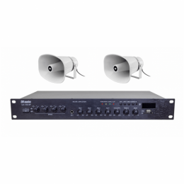 Комплект звука DV audio LA1002HS50 для зоны оповещения до 1200 м.кв.