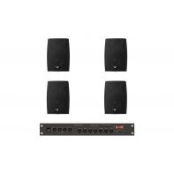 Комплект звуку DV audio LA804PB4B для приміщення до 120м.кв.