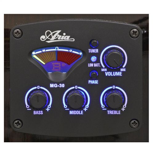 Электроакустическая гитара Aria AFN-15CE BK