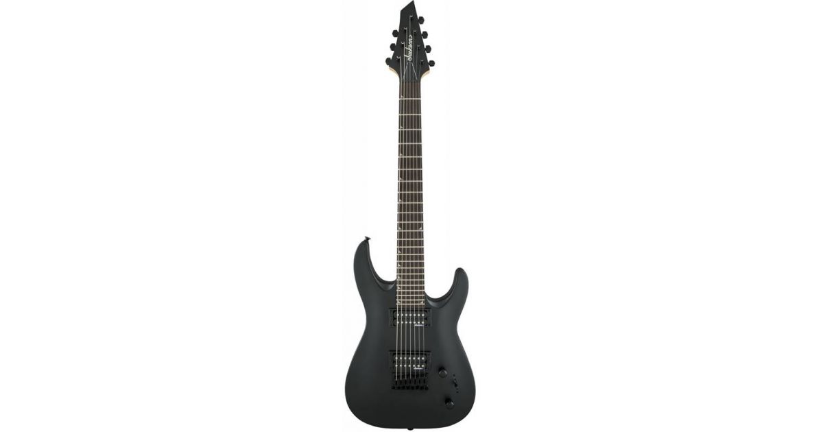 ◁ Електрогітара JACKSON JS22-7 DINKY AH SATIN BLACK • найкраща