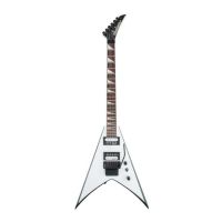 Электрогитара JACKSON JS32 KING V WHITE WITH BLACK BEVELS