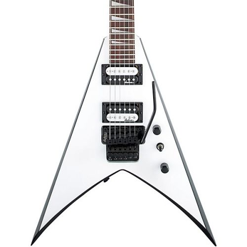 Электрогитара JACKSON JS32 KING V WHITE WITH BLACK BEVELS