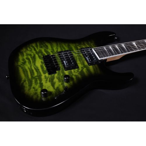 Электрогитара Jackson JS Series Dinky JS20 DKQ 2PT Transparent Green Burst