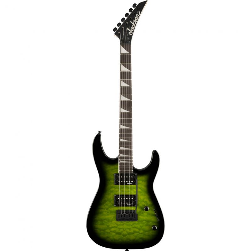 Электрогитара Jackson JS Series Dinky JS20 DKQ 2PT Transparent Green Burst