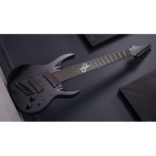Электрогитара SOLAR GUITARS A1.8ABOP-FF BLACK OPEN PORE