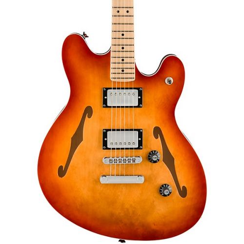 Гитара полуакустическая SQUIER AFFINITY SERIES STARCASTER DELUXE SIENNA SUNBURST