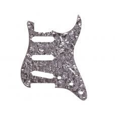 Пікгард FENDER 11-HOLE MODERN-STYLE STRATOCASTER S/S/S PICKGUARDS BLACK MOTO