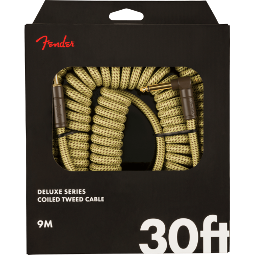  Кабель инструментальный Fender Cabel Deluxe Series Coil 30' Tweed