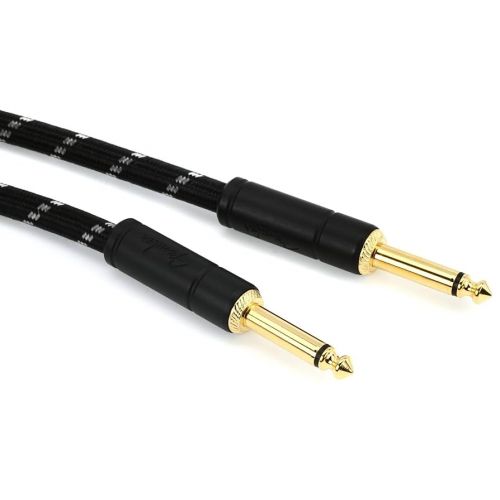  Кабель инструментальный Fender Cable Deluxe Series 10' Black Tweed