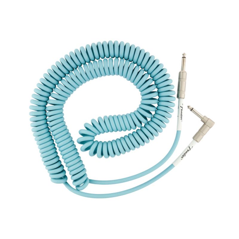  Кабель инструментальный Fender Cable Original Series 30' Coil Daphne Blue