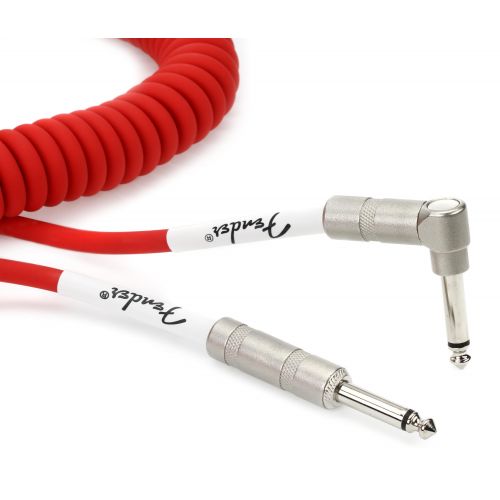 Кабель инструментальный Fender Cable Original Series 30' Coil Fiesta Red