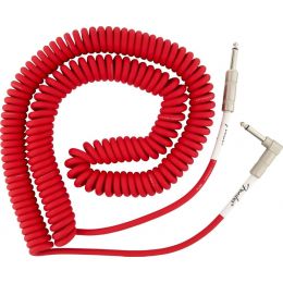  Кабель инструментальный Fender Cable Original Series 30' Coil Fiesta Red