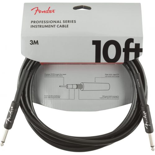  Кабель инструментальный Fender Cable Professional Series 10' Black
