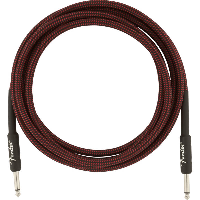  Кабель инструментальный Fender Cable Professional Series 10' Red Tweed