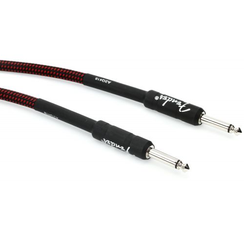  Кабель инструментальный Fender Cable Professional Series 10' Red Tweed