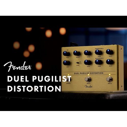 Педаль эффектов Fender pedal duel pugilist distortion