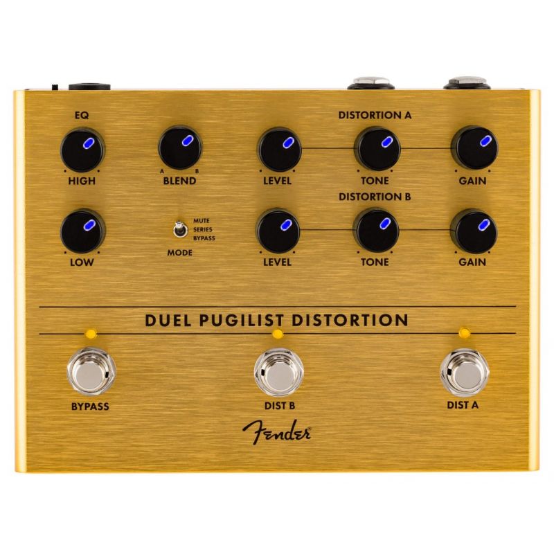 Педаль эффектов Fender pedal duel pugilist distortion