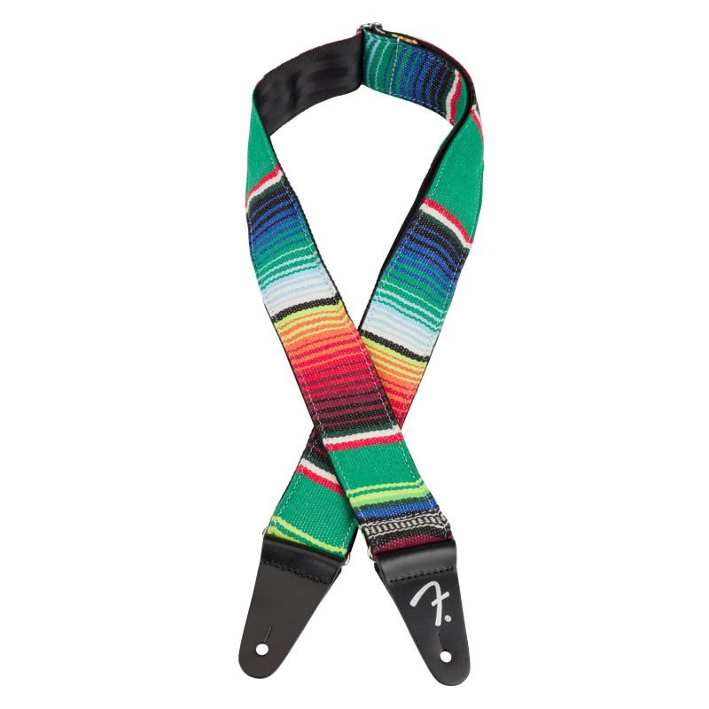 Гитарный ремень FENDER STRAP 2" SERAPE GREEN MULTI
