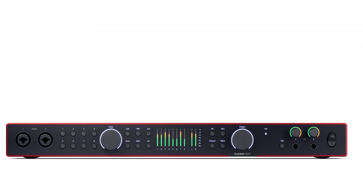 ◁ Аудиоинтерфейс FOCUSRITE Scarlett 18i20 4th Gen • лучшая цена