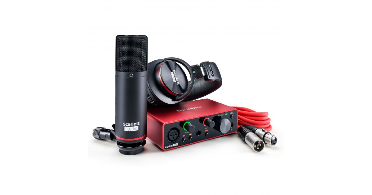 ◁ FOCUSRITE Scarlett Solo Studio 3rd Gen • лучшая цена • купить в