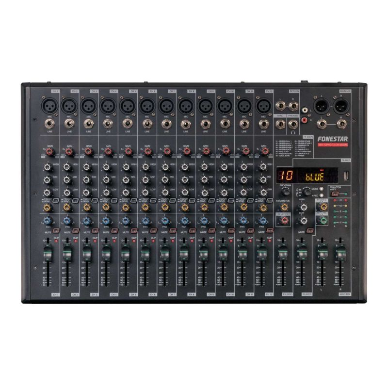 Пасивний мікшерний пульт Fonestar MIX-12PRO