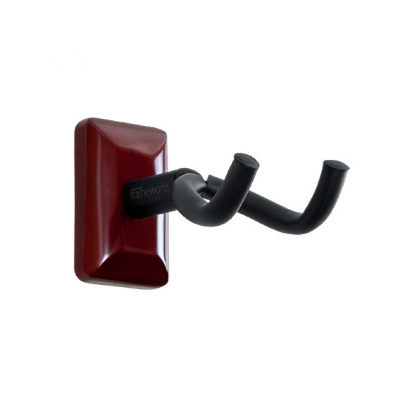 Настенный крепеж для гитары Gator Frameworks GFW-GTR-HNGRCHR Cherry Wall Mount Guitar Hanger Настенный крепеж для гитары Gator Frameworks GFW-GTR-HNGRCHR Cherry Wall Mount Guitar Hanger
