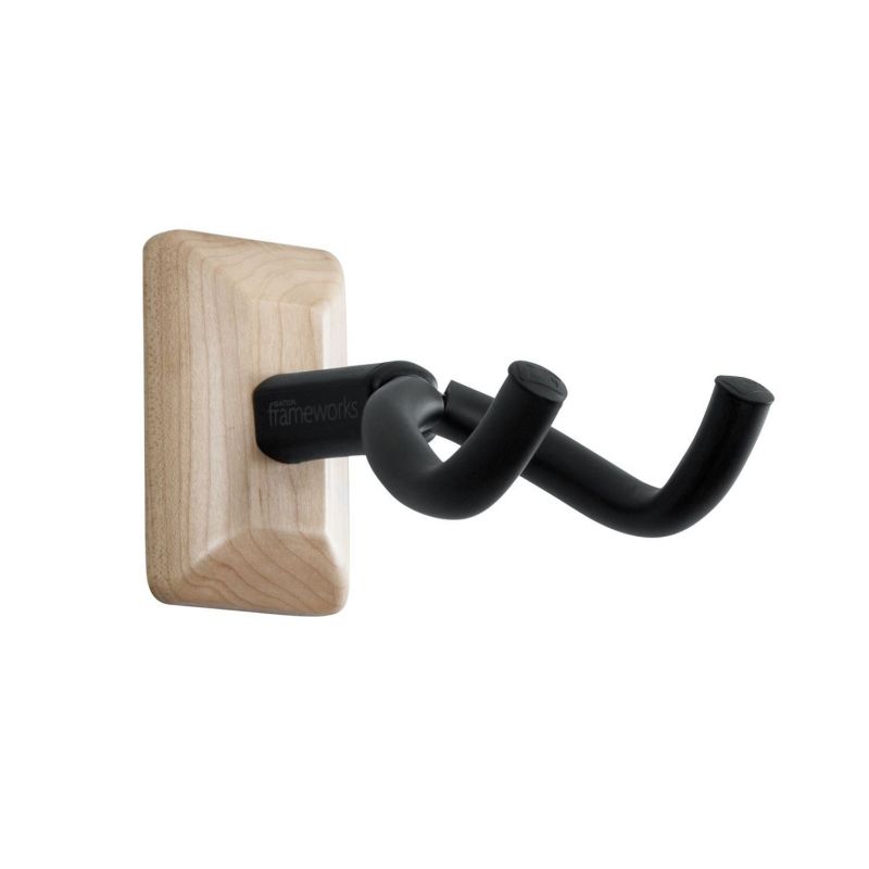 Настенный крепеж для гитары Gator Frameworks GFW-GTR-HNGRMPL Maple Wall Mount Guitar Hanger