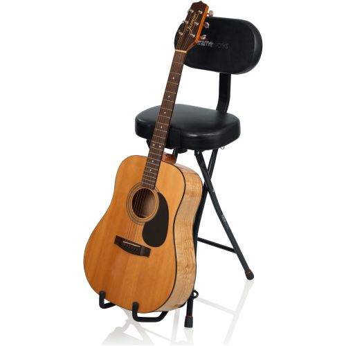 Стілець для гітариста Gator Frameworks GFW-GTR-SEAT Guitar Seat/Stand Combo