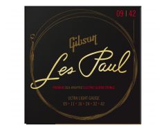 Набор струн GIBSON SEG-LES LES PAUL PREMIUM ELECTRIC GUITAR STRINGS 9-42 ULTRA-LIGHT